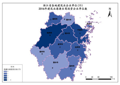 2016年浙江省建筑業港澳臺商投資企業勘察領域概況